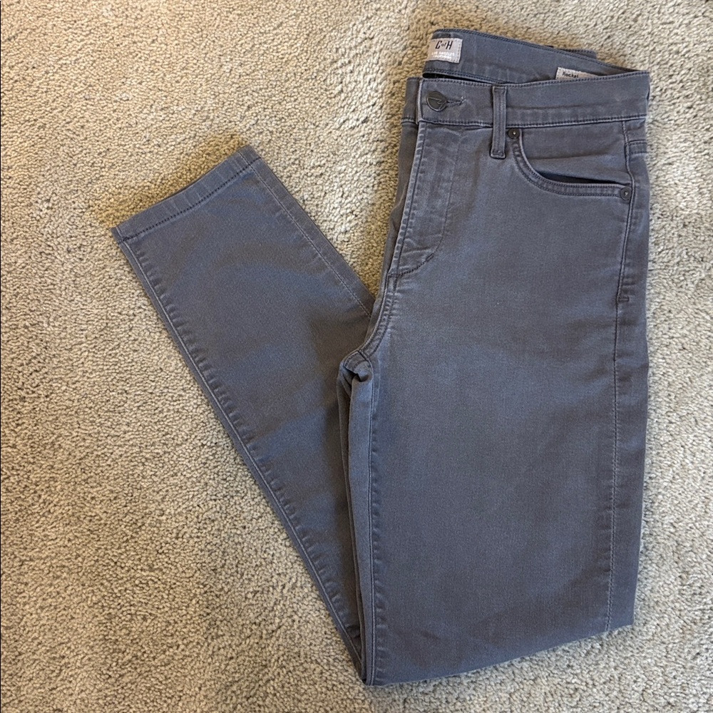 Citizens of Humanity Rocket High Rise Skinny Grey Denim